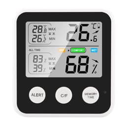 Digital Temperature and Humidity Meter Multifunctional Household Electronic and Table