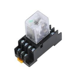 20PCS HH54P MY4NJ Plug-in Relay PYF14A DC/AC 12v 24v 36v 48v 110v 220v 5A Silver Contact 14pins 4PDT Rele Socket