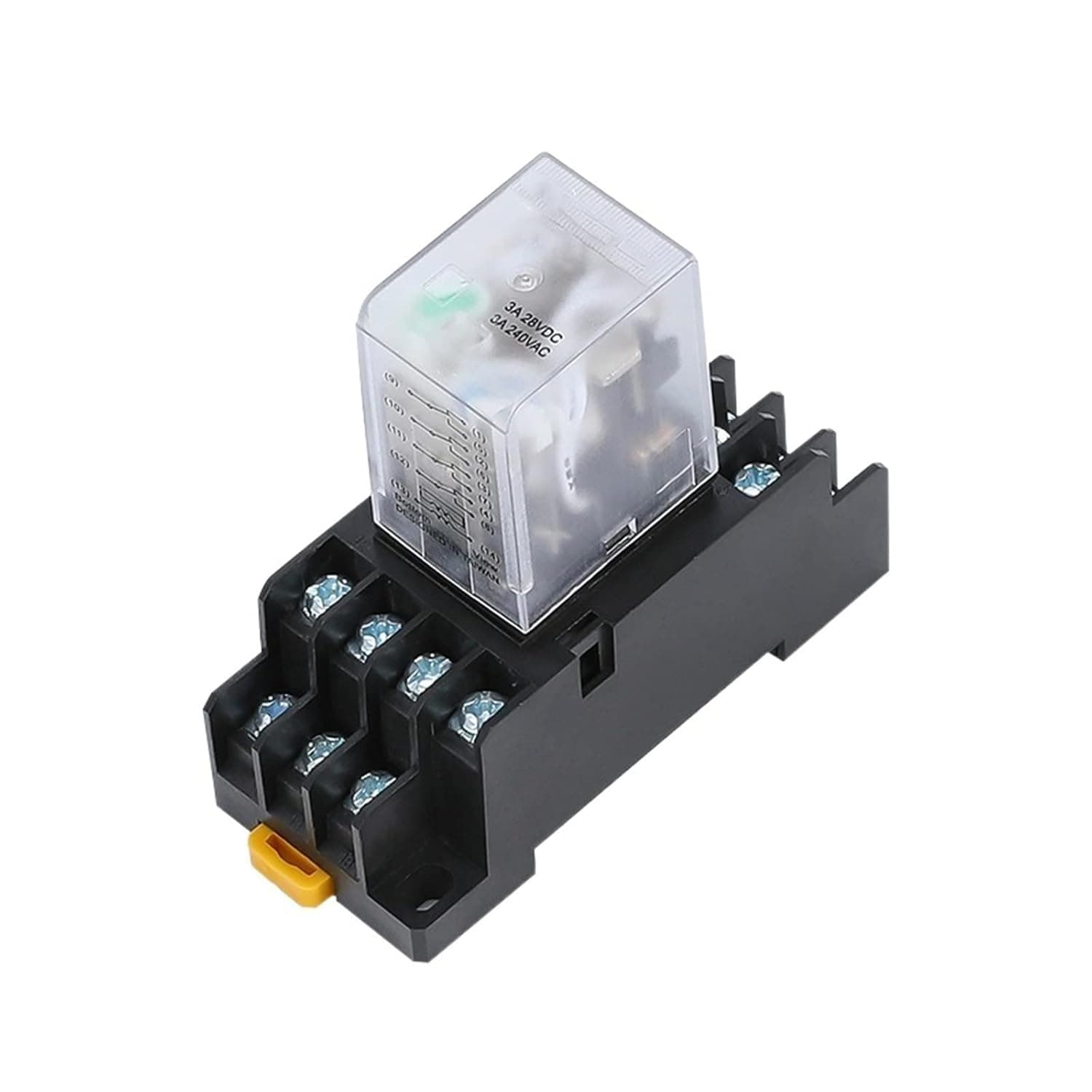 20PCS HH54P MY4NJ Plug-in Relay PYF14A DC/AC 12v 24v 36v 48v 110v 220v 5A Silver Contact 14pins 4PDT Rele Socket