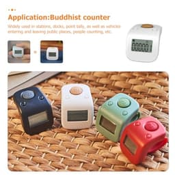 Luxshiny Rechargeable Digital Finger Tally Counter, Silicone Hand Press