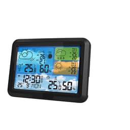 ABS Square Multi-Functional Indoor Outdoor Temperature Humidity Meter