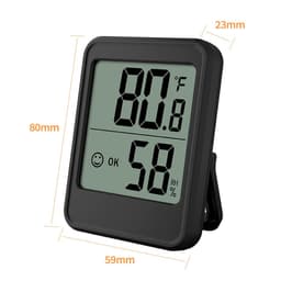 Indoor Hygrograph Backlight Hygrometer Digital Household Temperature Meter Weather Station