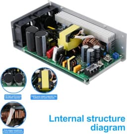 150V 10A 1500W Power Supply,48V Power Supply, 110V / 220V AC to 150V DC Converter Voltage Transformer for Motor Pump, CCTV, 3D Printer, Air