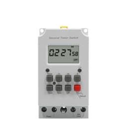 Daily Weekly Programmable Digital Time Switch 25A 30A 110V 220V AC Automatical Miniature Timer Control for Electronic Appliance 1Pcs(25A 12V)
