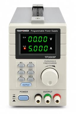 Tekpower TP3005P Programmable Linear Type Variable Regulated DC Power Supply, 0-30V at 0-5A