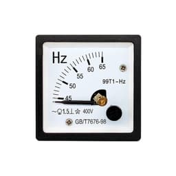 48 * 48mm AC Frequency Meter Meters Hz 45-65Hz Input 400V Pointer Type 99T1 1Pcs