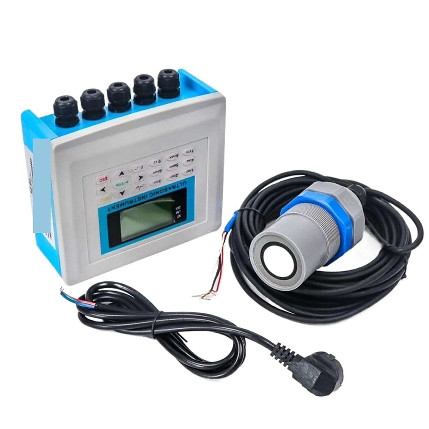 1pcs Open Flow Meter Weir Split Level Sensor(0.5-5m 4-20mA,12V)