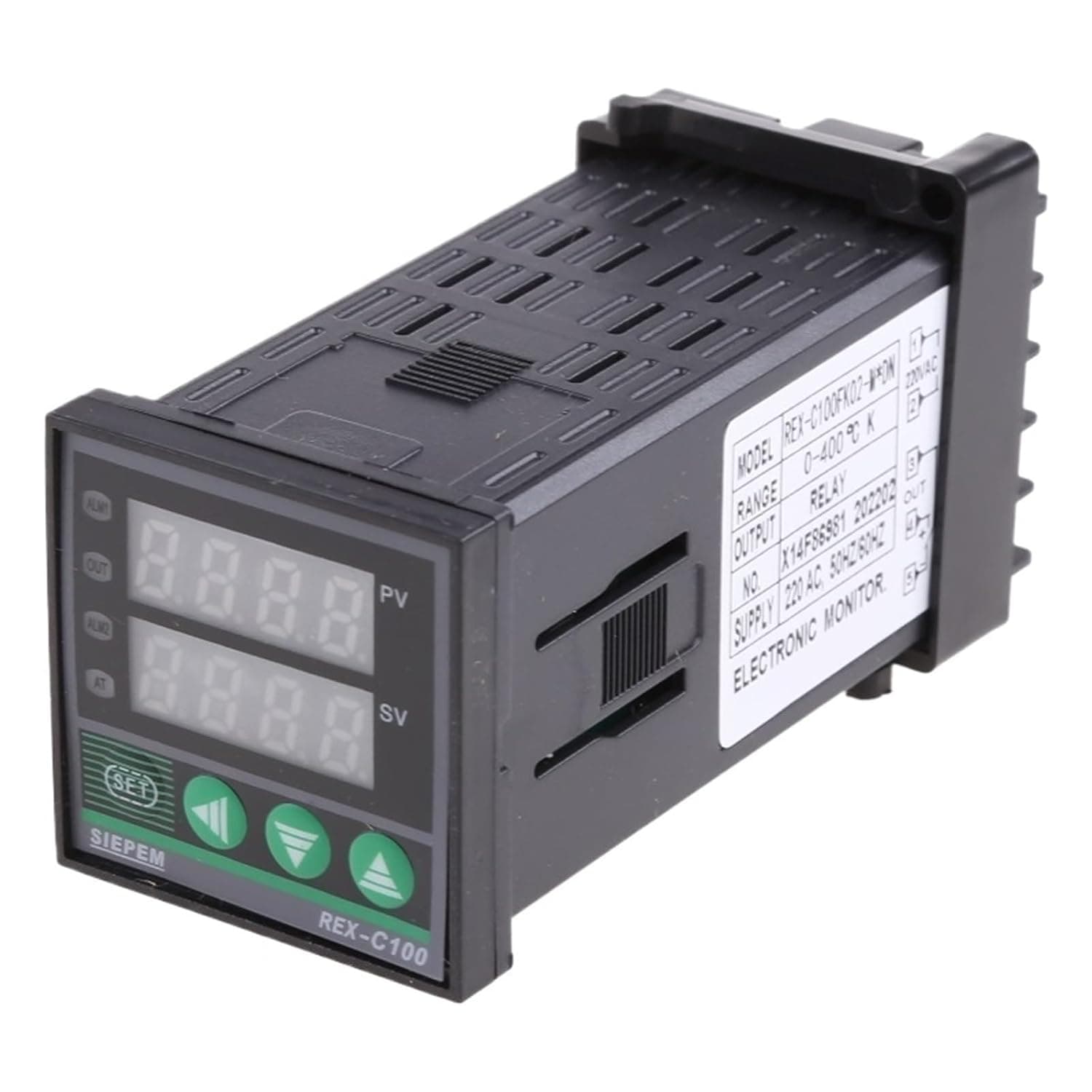 652F Digital PID Temperature Controller REX-C100 Thermostat Relay Output
