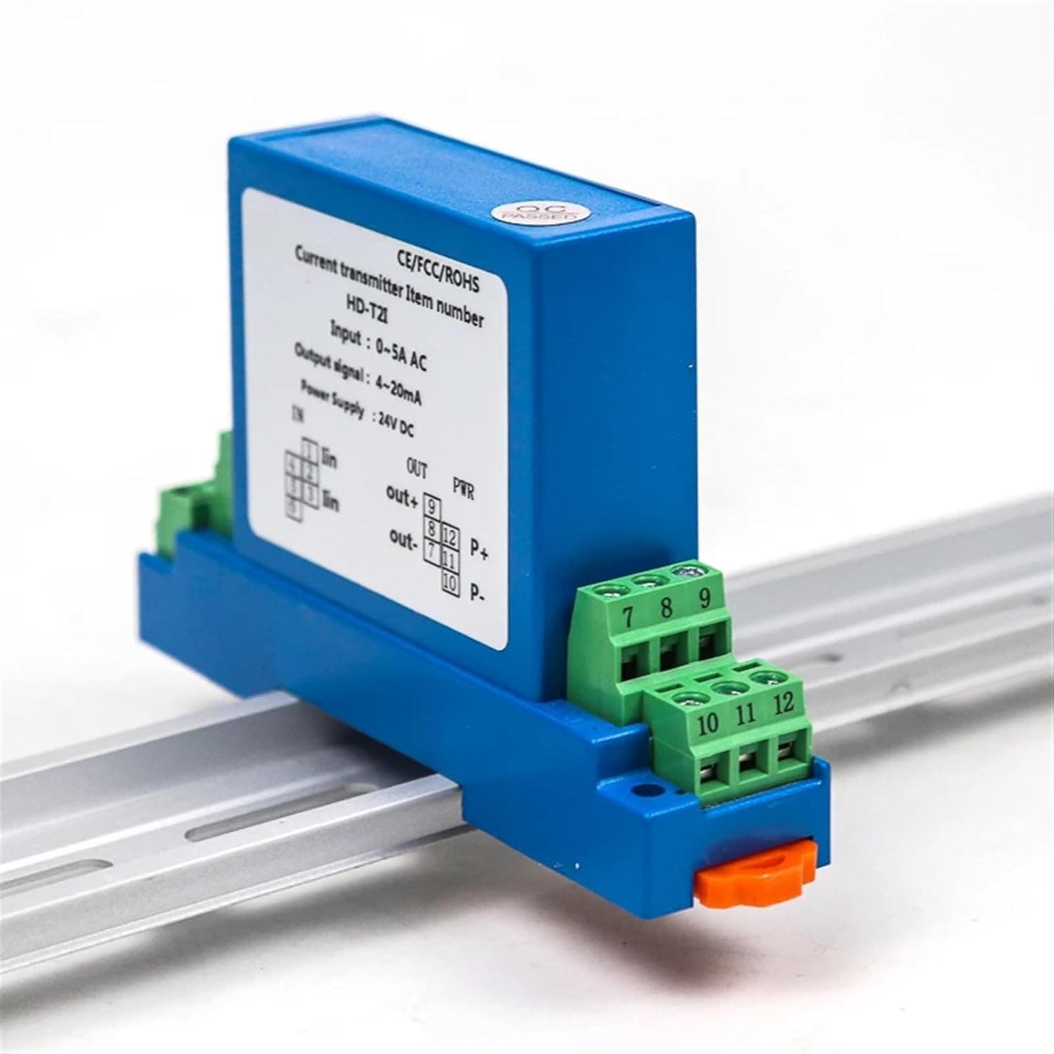 10a 50a 100a 150a 4-20ma ac Current Sensor high Current Output Converter(Ac Current Input,Input 0-3A-12-28VDC Power-Output 0-5VDC)