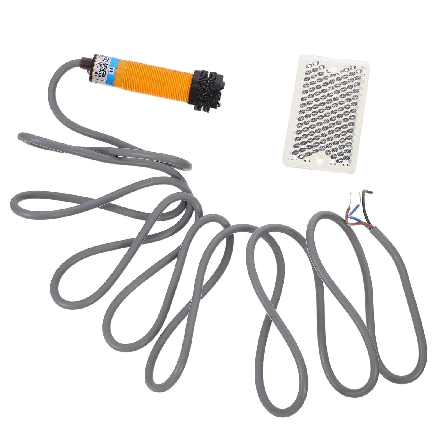 Reflective Photoelectric Sensor Switch Npn 3-Wire Dc6-36v 2 Meter