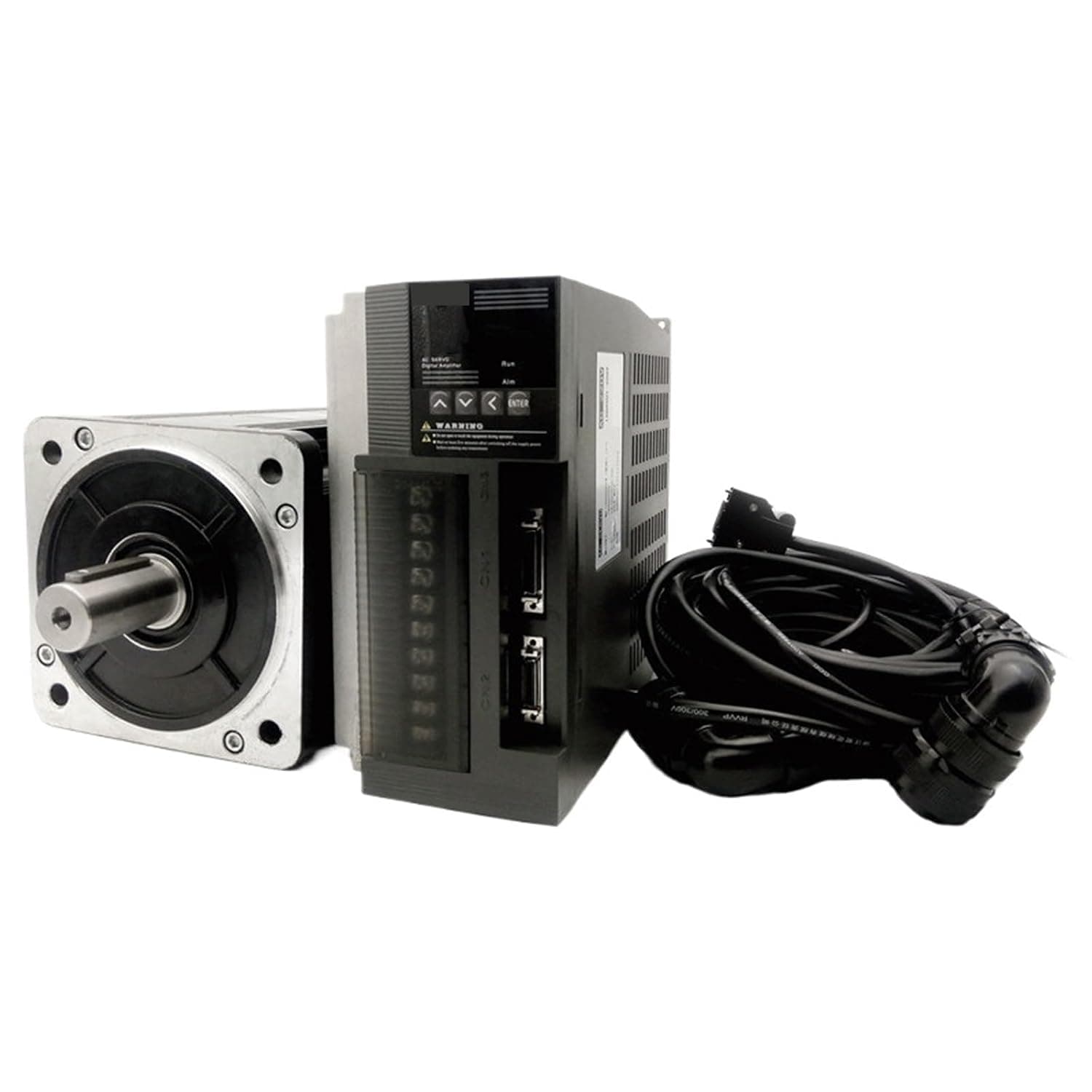 180ST-M19015 3.0KW AC servo Motor 1500RPM 19Nm 220V/380V and Matched servo Driver JB-1000C50L/H with 5m Cable(220V)