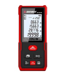 Distance Meter 50/70/100/120m Digital Range Electronic Level with Angle Sensor Tape Trena Mini Rangefinder(SW-DS100 100m)