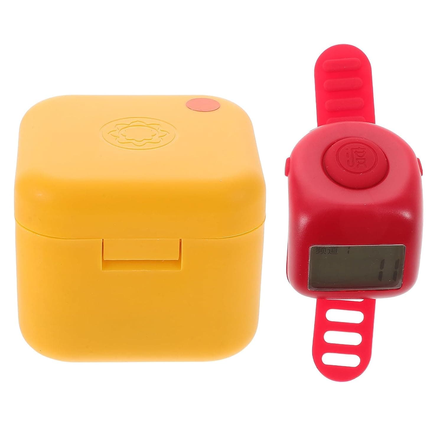 Veemoon Red Digital Finger Ring Counter with Glow in Dark Display