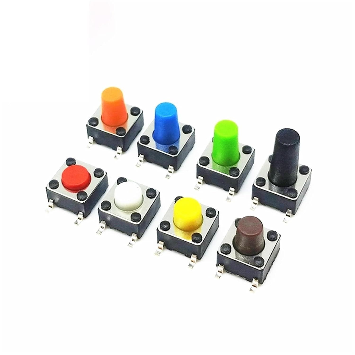6 * 6 * 5mm Light Touch Switch DIP4 ON/Off Button Keys DIP 4pin 50Pcs(3)