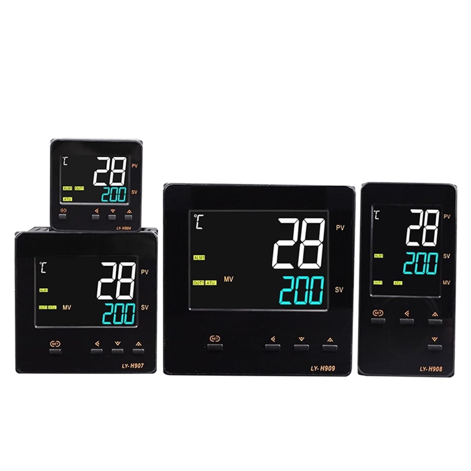 Large HD Digital PID Temperature Controller Heating Cooling Regulator Universal Multi Thermocouple Output Relay Thermostat(48 48 SSR Output)