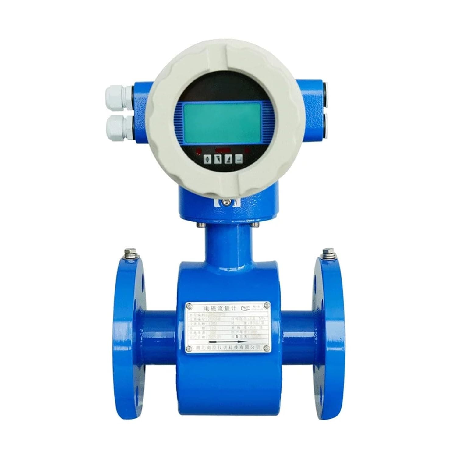Electromagnetic Flowmeter Digital Display Liquid Water Sensor 4-20mA RS485