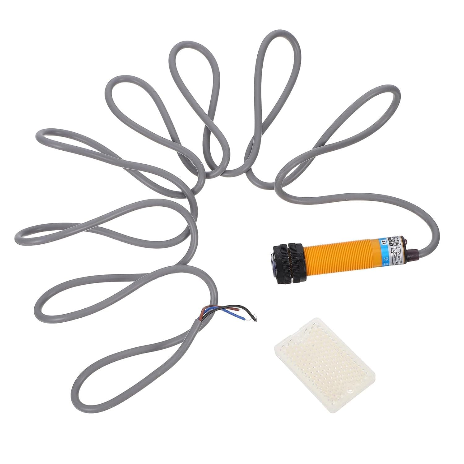 Specular Reflective Photoelectric Switch Sensor Npn Dc6-36v 2m Ip67