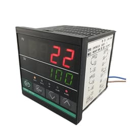 PID Thermostat Controller, Upper and Lower Limit Alarm Temperature Controller, Intelligent Temperature Controller(Size 48x48)