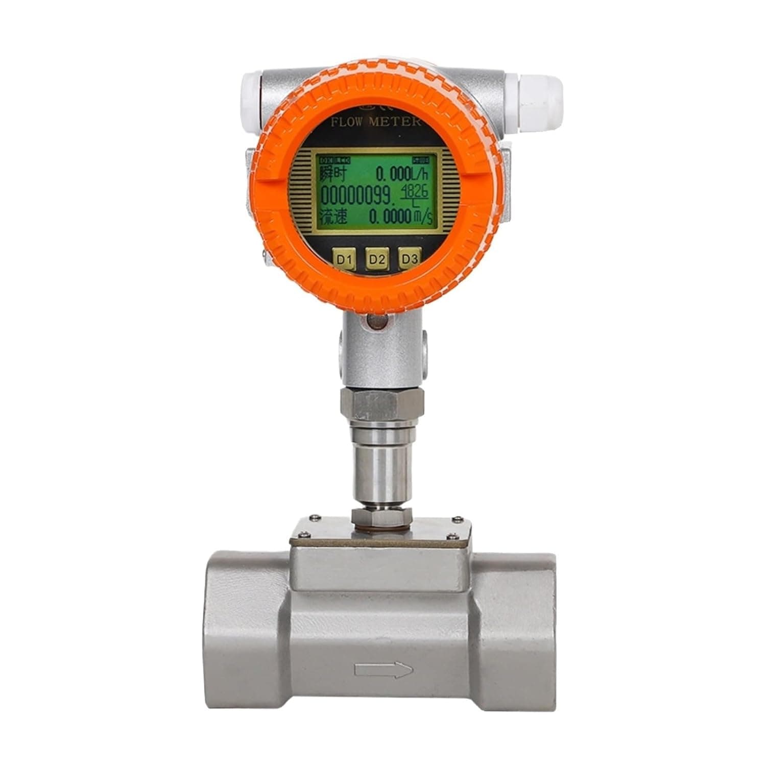 Flow Meter Electronic Digital Sensor Liquid(DN25 aluminum alloy 485)