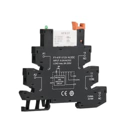 5PCS Slim Relay Module Protection Circuit 6A Relay 12VDC/AC or 24VDC/AC or 230VAC Relay Socket 6.2mm 48V 110V(5PCS 12VACDC)