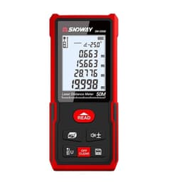 Distance Meter 50/70/100/120m Digital Range Electronic Level with Angle Sensor Tape Trena Mini Rangefinder(SW-DS50 50m)