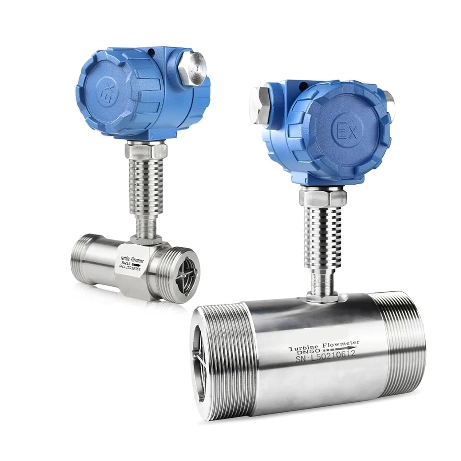 Pulse 4-20mA 0-5V Signal Water Flow Sensor Stainless Steel Meter(DN4)