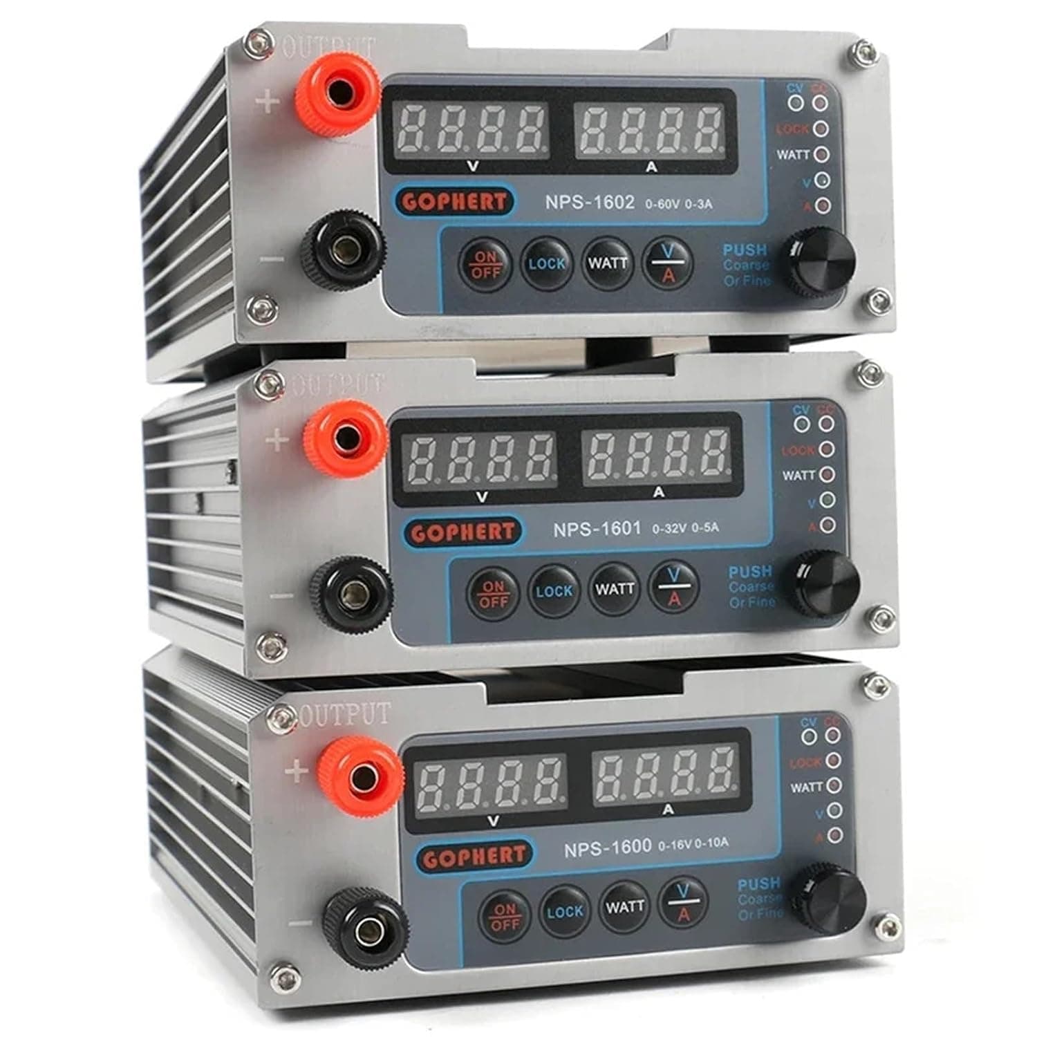 CPS-3205 3205II DC Power Supply with Lock Function 30V 5A 60V 3A 16V 10A