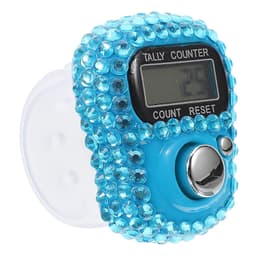Rhinestone Digital Finger Tally Counter, Ring-shaped Electronic Resettable