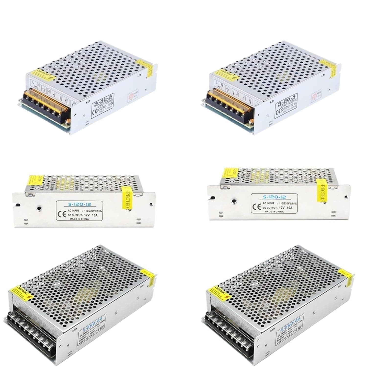 LED Power Supply AC to DC Converter for LED Strip Light and CCTV Camera