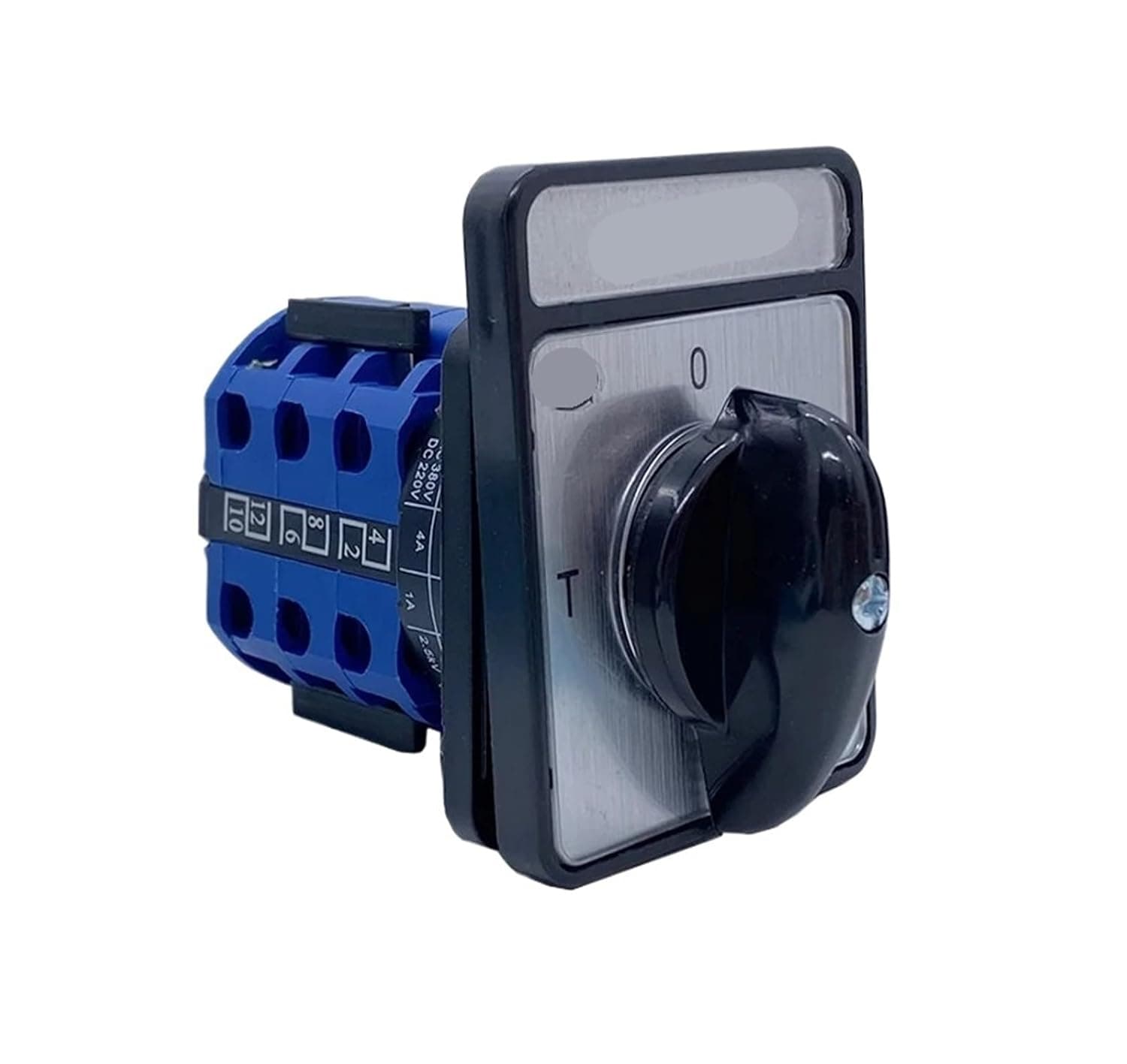 Electric Selector Ammeter Changeover Rotary Cam Switch 20A Four Position 3 Poles Control Motor