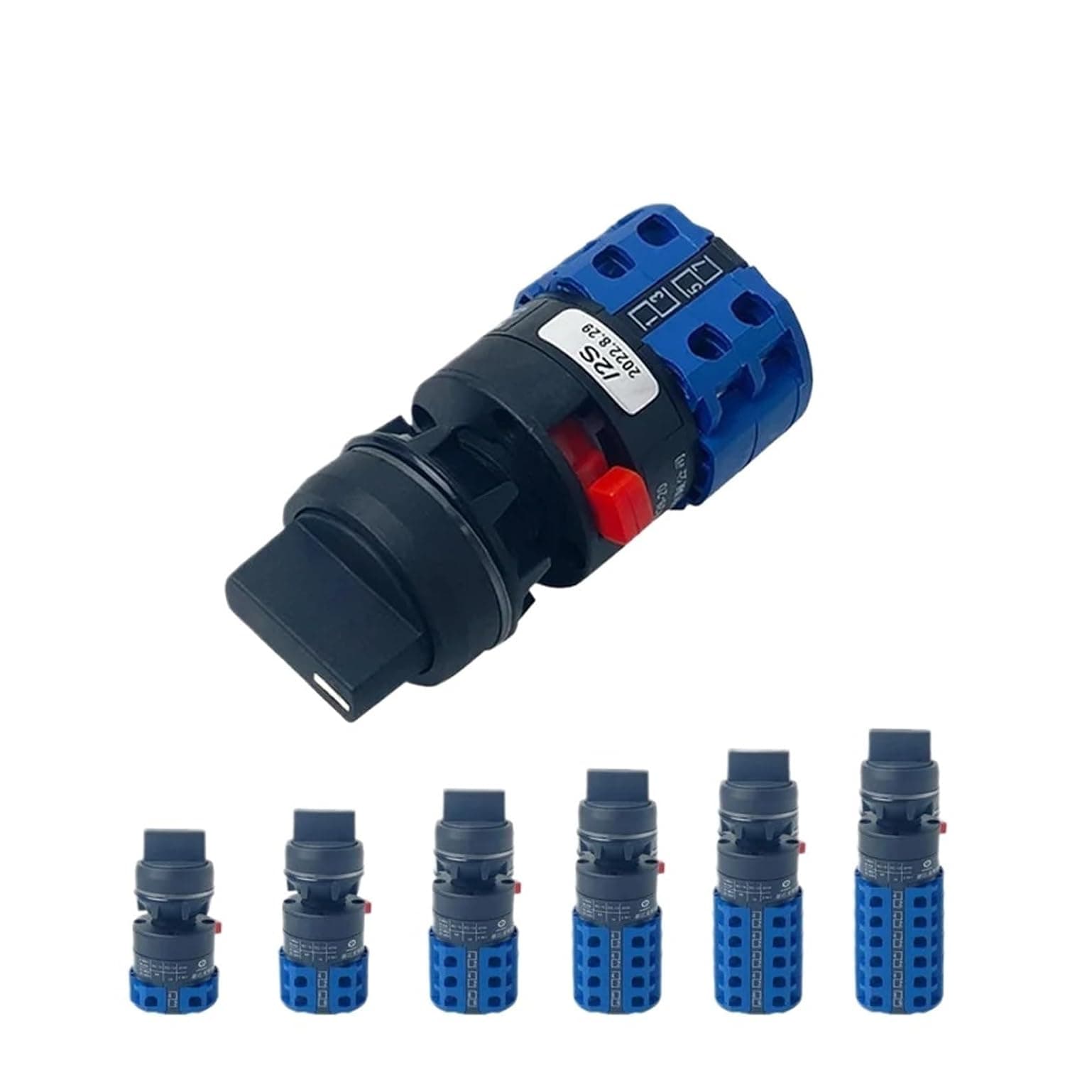 1pcs LW26-20S Single Hole Mounting Size 22mm Rotary Cam Switch 20A Changeover Main Selector YMW26(4P-01)