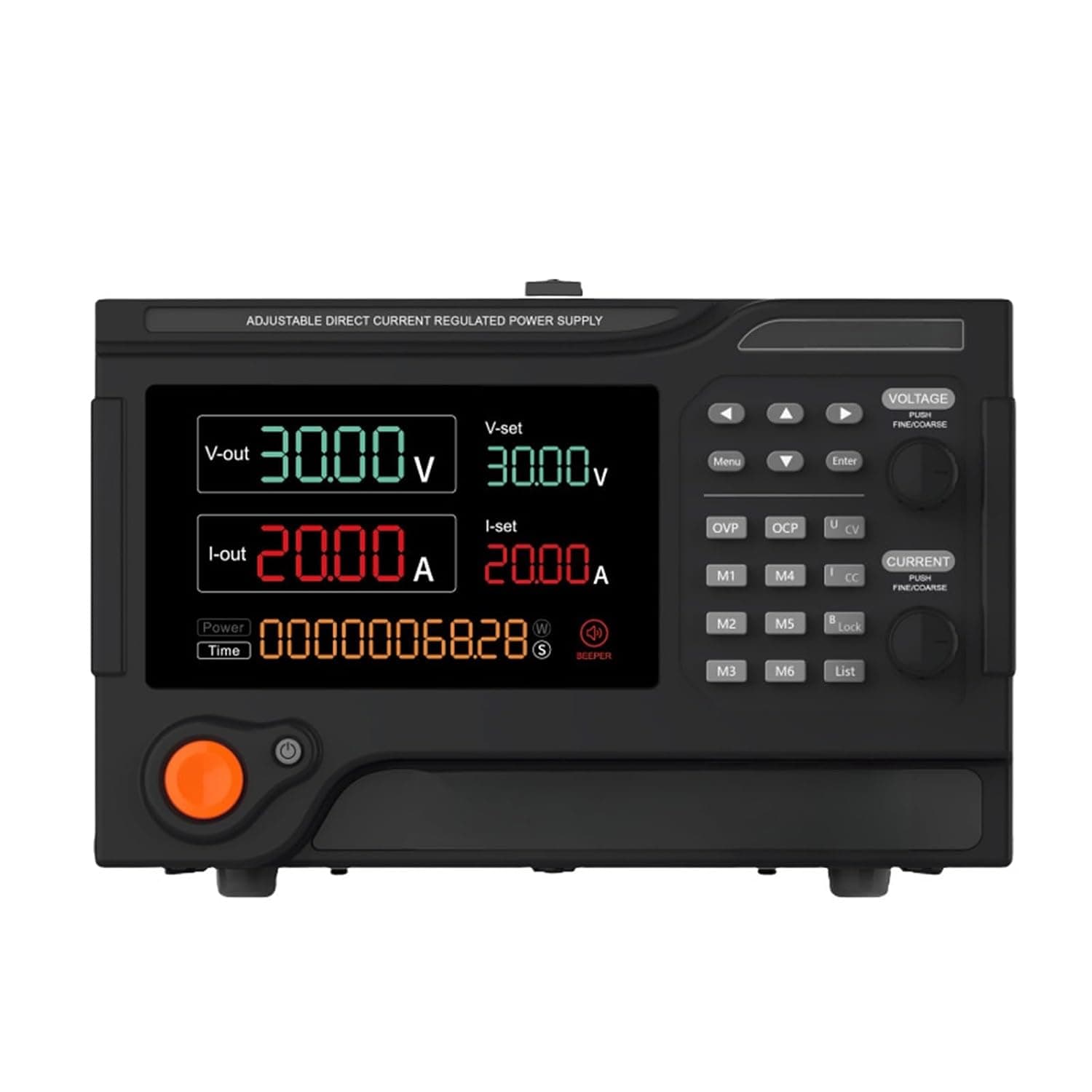 Laboratory Programmable DC Power Supply 60V 50A 10mV 10mA RS232 RS485 USB