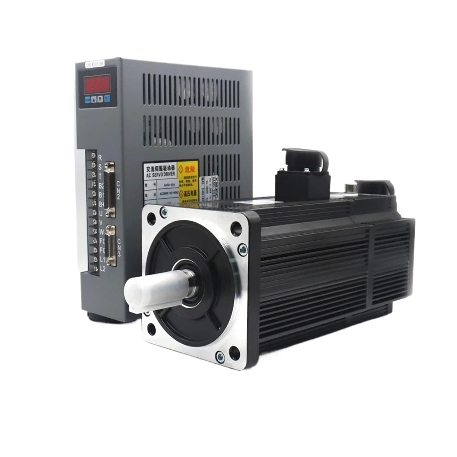 3.8KW AC Servo Motor Kits 130ST-M15025 15N.m 220V 2500RPM Match Driver AASD-25A(with Brake)